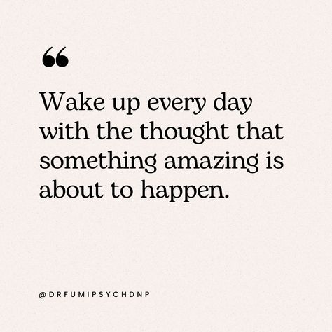 Let your mindset be your compass, directing you toward a day full of hope, opportunity, and excitement. "Wake up every day with the thought that something amazing is about to happen." #HappyMonday #MindsetMatters #Inspiration #BelieveInMiracles 💫 Every morning is a blank canvas just waiting for you to fill it with happy memories, triumphant moments, and serendipitous gifts. Accept the possibility of greatness and remember that there are amazing surprises and possibilities to be found daily.... Believe Quotes, Believe In Miracles, Healthy Mindset, Tv Host, Thought Of The Day, Happy Memories, Mindfulness Quotes, Blank Canvas, Positive Thoughts