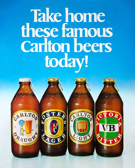 Beer Posters, Australian Beer, Beer Memorabilia, Beer Serving, Yellow Label, Beer Ad, Hotel Bar, The Beer, Home Poster