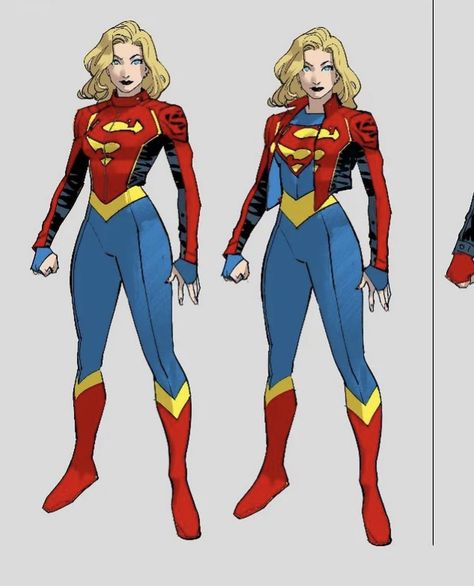 Supergirl Redesign, Ashe League Of Legends, Melissa Benoit, Dan Mora, Comic Reference, Supergirl Costume, Dc Superman, Superhero Suits, Dc Comics Girls