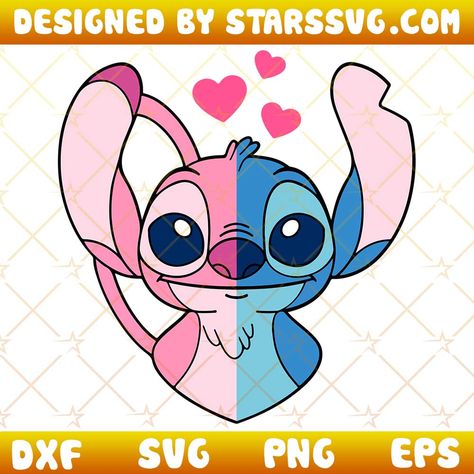 Stitch And Angel Valentine Box Ideas, Angel Lilo And Stitch, Drawn Faces, Angel Svg, Kids Valentine Boxes, Stitch Drawings, Watercolor Angel, Valentine Boxes, Valentine Photo Shoot