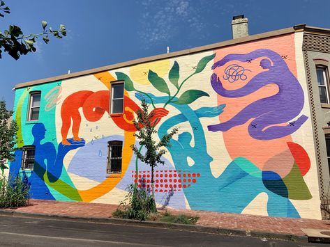 Rose Jaffe - Murals Moebius Artist, Nature And Human, Popup Store, Selfie Wall, Mural Artist, Boracay Island, La Brea, Lombard Street, Street Mural