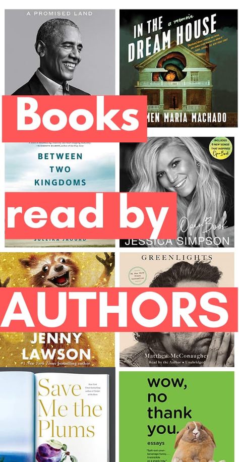 Memoirs to read or listen Jenny Lawson, Best Audiobooks, Mindy Kaling, Reading Tips, Struggling Readers, House Book, Matthew Mcconaughey, Reading Room, Free Books