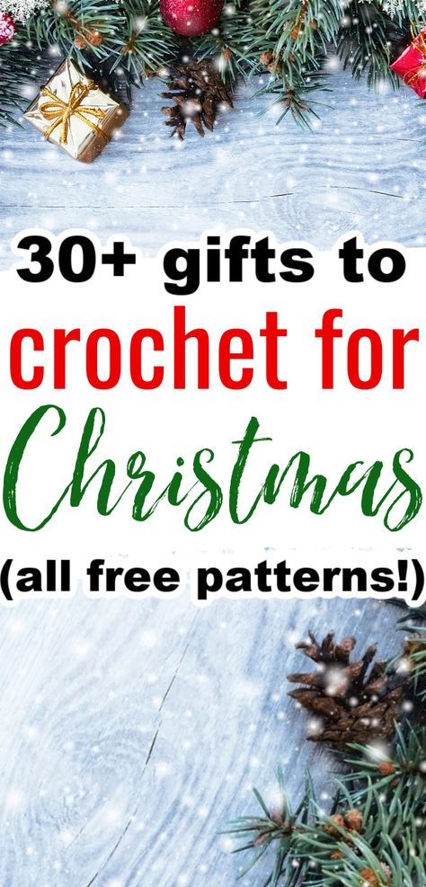 Gifts To Crochet, Crochet Xmas Gifts, Crochet For Christmas, Crochet Ornaments Free Pattern, Crochet Zig Zag, Quick Crochet Gifts, Small Crochet Gifts, Crochet Project Free, Crochet Christmas Ornaments Free