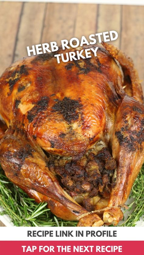 This Classic Herb Butter Turkey comes out perfect and juicy every single time. It's easy and fool proof! #itisakeeper #turkey #thanksgiving #christmas #classicrecipe #holiday Paleo Thanksgiving Recipes, Apple Turkey, Herb Roasted Turkey, Paleo Thanksgiving, Roast Turkey Recipes, Turkey Glaze, Turkey Recipe, Herb Butter, Primal Paleo