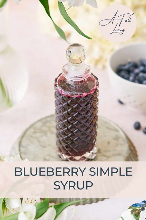 Delight your taste buds with a sweet and tangy Blueberry Simple Syrup, perfect for elevating cold drinks like cocktails, lemonade, or desserts. Made from just three ingredients, this vibrant, versatile syrup brings a splash of fresh, fruity flavor to your favorite treats in no time. Lime Simple Syrup, Blueberry Simple Syrup, Blueberry Gin, Simple Syrup Recipe, Homemade Soda, Berry Good, Simple Syrup Recipes, Blueberry Syrup, Italian Soda