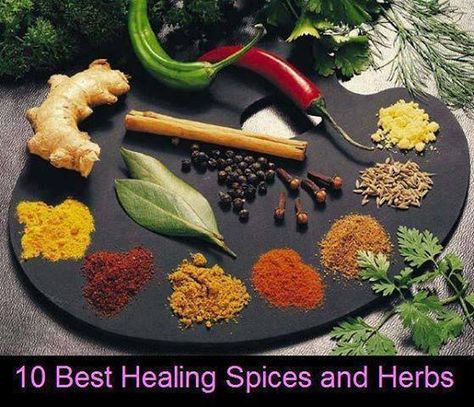 10 Best Healing Spices Ayurveda Lifestyle, Herbal Healing, Spices And Herbs, Homemade Remedies, Healing Herbs, Herbs And Spices, Medicinal Herbs, Homeopathy, Natural Medicine