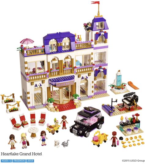 Lego Friends Birthday, Lego Friends Sets, Lego Shop, Shop Lego, Disney Jasmine, Smoothie Bar, Lego Construction, Lego Creative, Hotel Building