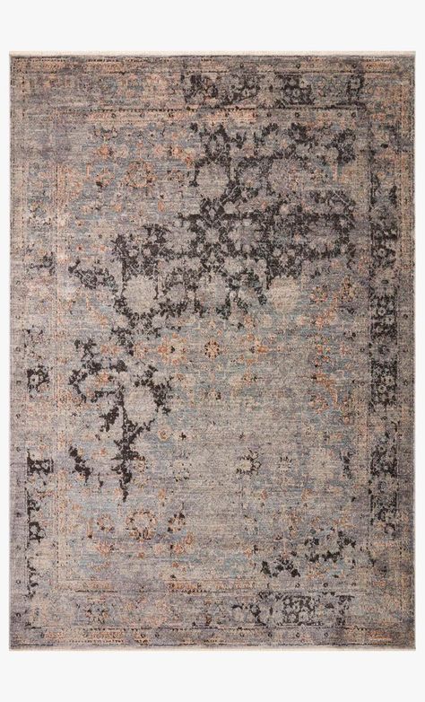 SNN-05 CHARCOAL / SLATE | Loloi Rugs Charcoal Rug Bedroom, Charcoal Rug Living Room, Loloi Rug, Slate Rug, Property Ideas, Charcoal Rug, Decor Themes, Artisan Rugs, Loloi Rugs