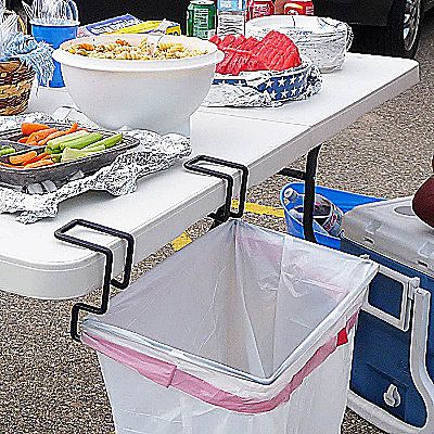 Portable Trash Bag Holder...  Great thing to have when camping, and your trash bags just end up folded over on the ground! #camping #outdoors #cooking Trash Bag Holder, Camping Bedarf, Auto Camping, Camping Glamping, Camping Outfits, Beach Camping, Camping Fun, Rv Stuff, Trash Bag