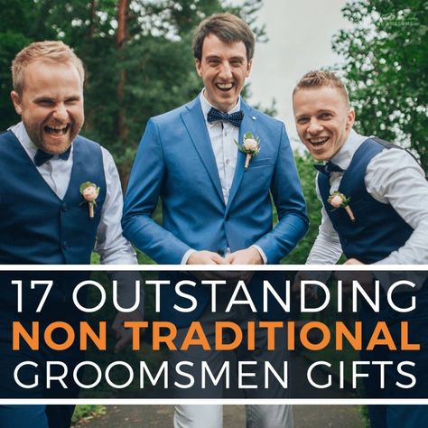 Give your groomsmen something unique and memorable! #groomsmengifts #giftsforgroomsmen Groomsmen Proposal Gifts Be My Groomsman, Groom Gifts From Best Man, Useful Groomsmen Gifts, Gift Ideas For Groomsmen From Groom, Wedding Party Gift Ideas Groomsmen, Grooms Party Gifts, Unique Groomsmen Gifts Cheap Groomsmen Gifts, Groomsmen Gift Ideas Non Alcoholic, Unique Groomsman Gifts