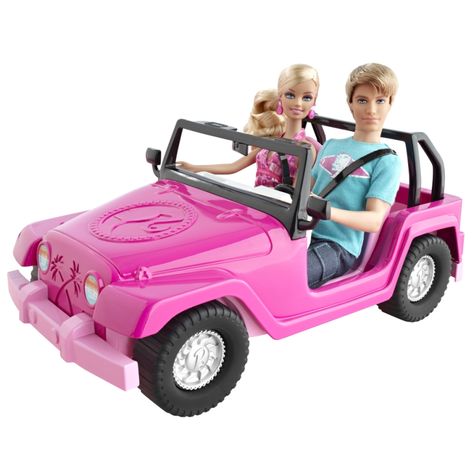 Barbie y su coche de playa Pink Suv, Barbie Beach, Accessoires Barbie, Beach Cruisers, Barbie Car, Ken Barbie, Barbie Top, Im A Barbie Girl, Beach Cruiser