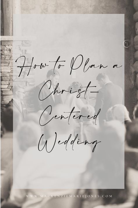 Gospel Centered Wedding, Bible Themed Wedding, Worship At Wedding Ideas, Ways To Honor God At Wedding, Christian Wedding Checklist, Christian Wedding Planning, Christian Wedding Altar, Ways To Incorporate God In Wedding, Wedding Worship Service