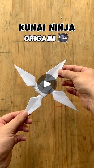 313K views · 5.7K reactions | Kunai Naruto Ninja origami #vinhhi | Vĩnh Hí | Luke Bergs · Good Vibes Ninja Origami, Kunai Naruto, Toy Ideas, Good Vibes, Sculpture Art, Origami, Naruto, Paper Crafts