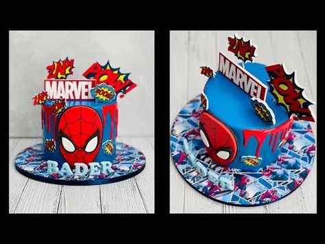 (30) SpiderMan Drip Cake - YouTube Cake Youtube, Drip Cake, Spiderman Birthday, Drip Cakes, Animation Film, Spiderman, Follow Me, Cake, Birthday