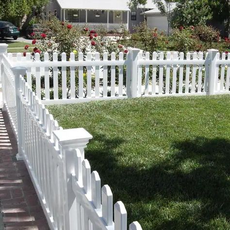 Cottage Gate, Vinyl Picket Fence, Vinyl Fences, Vinyl Fence Panels, Picket Fence Panels, Vinyl Fencing, Garden Fence Panels, Add Value To Your Home, White Fence