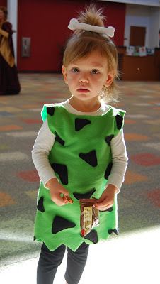 Pebbles Costume Toddler, Pebbles Flintstone Halloween Costume, Bam Bam Costume, Flintstones Halloween Costumes, Affordable Halloween Costumes, Flintstones Costume, Pebbles Costume, Pebbles And Bam Bam, Toddler Girl Halloween