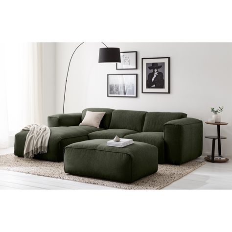 Polsterhocker HUDSON Home Living Room, Room Inspiration, Sectional Couch, Living Room Decor, Couch, Room Decor, Home And Living, Apartment, House Design