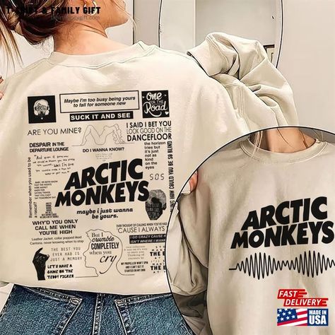 Arctic Music Shirt Arc Monkeys Sweatshirt A 2023 America Tour Hoodie Check more at https://tshirtfamilygift.com/product/arctic-music-shirt-arc-monkeys-sweatshirt-a-2023-america-tour-hoodie/ Falling For Someone, Accessory Inspo, Family Gifts, Monkeys, Outfit Accessories, Sweatshirts, Music