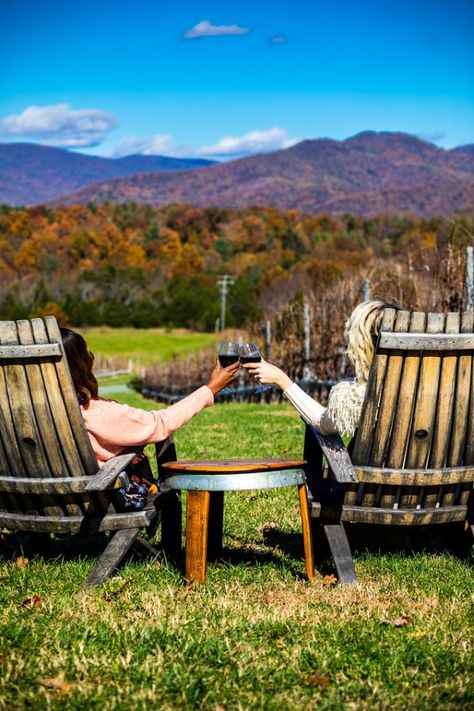 5 of My Favorite Wineries in Charlottesville, VA | Greta Hollar Charlottesville Wineries, Virginia Wine Country, Virginia Wineries, Leaf Peeping, Dc Travel, Shenandoah National Park, Charlottesville Va, Living In La, Fall Travel