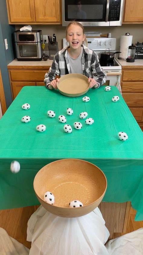 Soccer Party Games, Fun Soccer Games, Soccer Games For Kids, Reese's Peanut Butter Cup, Soccer Birthday Parties, Soccer Theme, Running Out Of Time, Football Birthday Party, Soccer Birthday