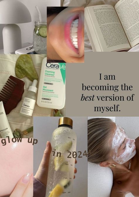 Glow up #self #care Aesthetic Glow Up Pictures, Glow Up Era Aesthetic, Aesthetic Glow Up, Fall Glow Up, Glow Up Aesthetic Pics, Glowup Aesthetic, Vision Board Poster, Boring Girl, Glow Up Self Care