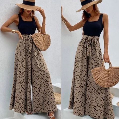 Flowy Business Casual, Derby Pants Outfit Women, Classic Boho Style Fashion, Boho Chic Office Outfit, Modest Classy Summer Outfits, Cute Evening Outfits, Summer Business Casual Outfits For Women Work Attire, Boho Work Outfit Business, 20 Year High School Reunion Outfit