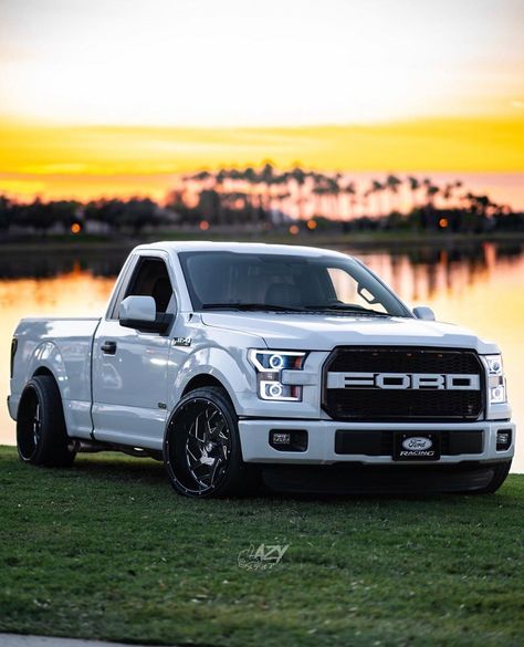 @coyotef150 #StreetTruckLifestyle Lowered F150, Ford Ranger Modified, F150 Build, Custom Wheels Trucks, Gmc Suv, Ford Lightning, Single Cab Trucks, Truck Rims, Ford Trucks F150