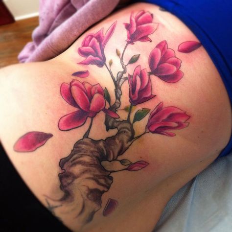 magnolia tree and flower tattoo - 50+ Magnolia Flower Tattoos  <3 <3 Magnolia Tree Tattoo, Tree Tattoo Meaning, Rose And Butterfly Tattoo, Magnolia Tattoo, Flower Tattoo Meanings, Flower Tattoo Back, Beautiful Flower Tattoos, Magnolia Tree, Flower Tattoo Sleeve