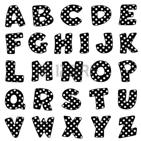 Polka Dot Letters, Black Royalty, Web Blog, Alphabet Design, Free Clipart, Banner Printing, Cat Party, Alphabet Illustration, Free Clip Art