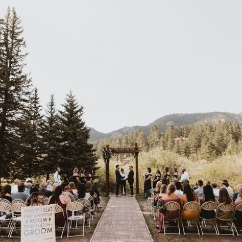 Best Wedding Venues in the Rocky Mountains Rocky Mountain Wedding Venues, Snowy Mountain Wedding Venues, Wedding Ceremony Mountain View, Intimate Mountain Wedding Colorado, Wedgewood Wedding, Rocky Mountain Wedding, Mountain Bride, Wedding Planning Guide, Colorado Wedding Venues