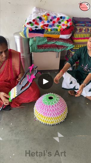 59M views · 620K likes | Old water pot with cotton buds decorative flower pot making | Old water pot with cotton buds decorative flower pot making | By Hetal's Art | Facebook Hetal's Art, Pot Making, Decorated Flower Pots, Cotton Buds, Flower Pot, Flower Decorations, Flower Pots, Water, Flowers