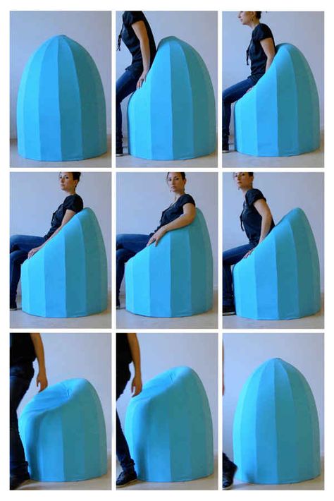 A memory foam chair, otherwise known as the "Never Leaving My Goddamned House" chair. | 26 Products You Can't Believe Don't Exist Yet Inventions Sympas, Futuristic Gadgets, Foam Chair, Diy Ikea, Gadgets And Gizmos, Yanko Design, Cool Inventions, My Dream Home, Cool Gadgets