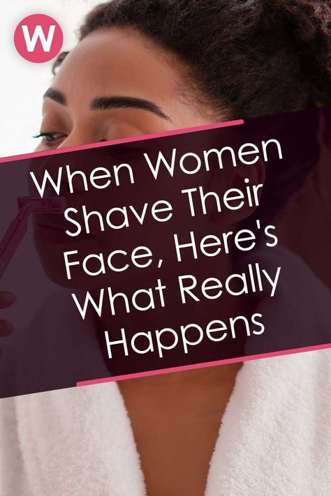 It's becoming increasingly common for women to shave their faces. Some women choose to use body razors, some face-specific razors, and others prefer to remove hair via dermaplaning. #dermaplaning #skincare #face #shaving Shave Face Women, Shave Your Face, Face Shaving, Vellus Hair, Best Hair Removal Products, Hair Removal Women, Shaving Tips, Unwanted Facial Hair, Woman Shaving