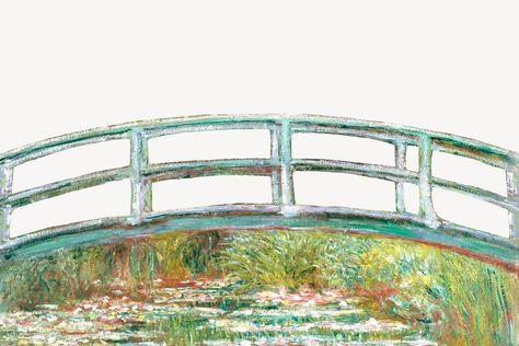 Claude Monet Bridge, Canvas Keyword, Monet Bridge, Bridge Background, Water Lilies Art, Impressionism Monet, Claude Monet Water Lilies, Background Psd, Monet Water Lilies