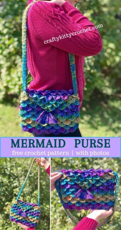 Apr 12, 2023 - Discover (and save!) your own Pins on Pinterest. Crochet Mermaid Purse Free Pattern, Crochet Mermaid Bag Free Pattern, Mermaid Stitch Crochet, Crochet Mermaid Stitch, Crochet Mermaid Purse, Crochet Easy Bag, Crochet Purse Free Pattern, Crochet Kids Purse, Mermaid Crochet Pattern Free