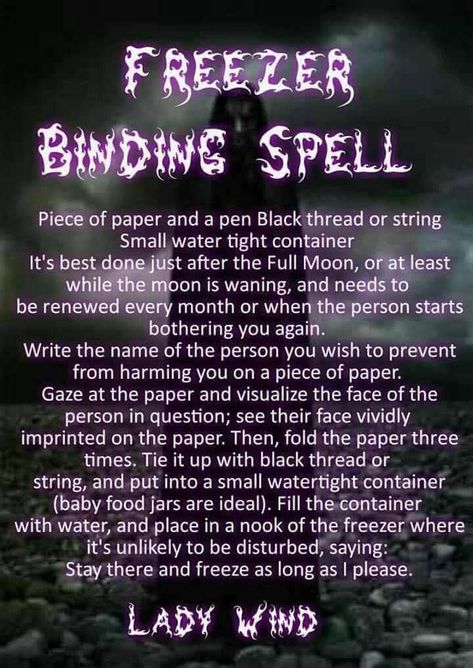 Binding Spell Enemies, Freezer Spell For Enemy, Caramel Moonshine, Enemy Spell, Conjuring Spells, Freezer Spell, Binding Spell, Witchcraft Spells For Beginners, Banishing Spell