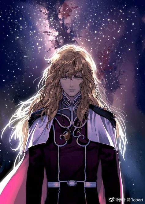 Fanart: Reinhard von Lohengramm 💫 LOGH - Legend of Galactic Heroes Reinhard Von Lohengramm, Gintama Wallpaper, Galactic Heroes, Light Background Images, Fantasy Pictures, Attack On Titan Art, Medieval Fantasy, Handsome Anime, Light Novel