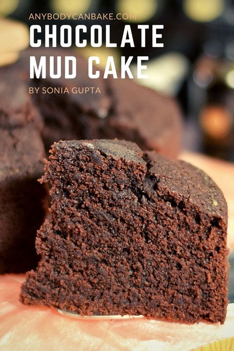 This cake is an absolute delight for chocolate lovers. Personally, I love this cake because of its texture. The texture of this famous Chocolate mud cake is exactly like its name. Chocolate Mud Cake Recipe, Mud Cake Recipe, Homemade Chocolate Sauce, Mud Cake Recipes, Butter Cakes, Chocolate Roll Cake, Cake Recipes At Home, Cake Decorating Courses, Muffins Recipes