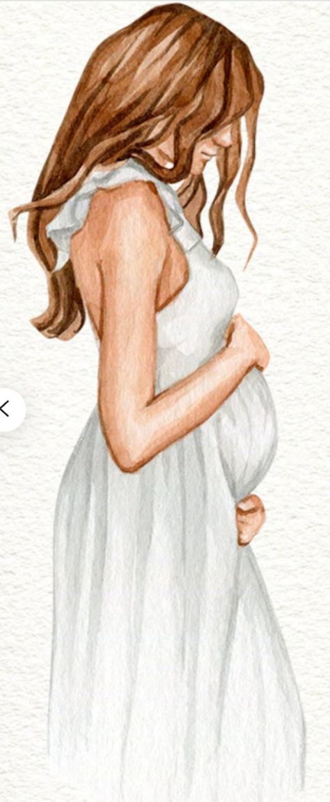 Pregnant Lady Illustration, Painting Pregnant Woman, Lady Illustration, Wedding Dress Drawings, Pregnant Lady, Dress Drawing, Woman Illustration, Pregnant Woman, Woman Drawing