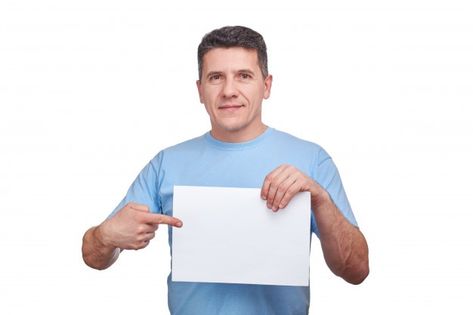 Senior man with smiling face holding bla... | Premium Photo #Freepik #photo #people #hand #paper #man A Man Holding A Paper, Hiv Poster, Man Holding Paper, Hand Holding Paper, Face Holding, Driver Card, Holding Paper, 50 Year Old Men, Office Men