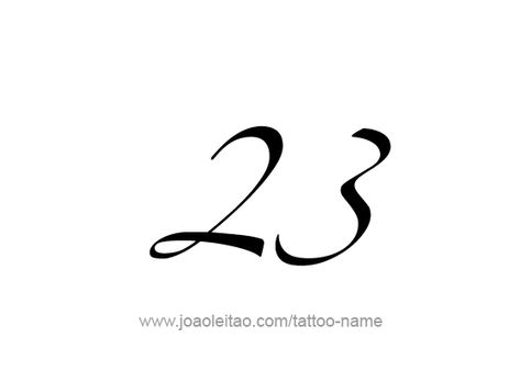 23 Logo Design Number, 23 Design Number, 23 Tattoo, 23 Number, Number Tattoo Fonts, Tattoos With Names, Letters Tattoo, Blue Texture Background, Number Tattoo