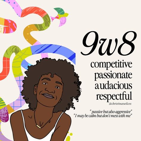 ⚡️🦖 Enneagram Types & Wings ⚡️🦖 9W1 vs. 9W8 ⚡️🦖⠀⠀ If you haven’t read my first book, I cover enneagram types and their wings at the beginning of each chapter! Though I don’t think it is the most important aspect of the enneagram, I have found myself heavily identifying with my wing in my 20s - to the point where it helped me confirm my main type. For 9s… ⠀⠀ 9W8: Though they still carry the same peaceful nature of a type 9, they are driven more instinctually. They don’t have as hard of a tim... Enneagram 9 With 8 Wing, 9w8 Enneagram, Enneagram 9, In My 20s, Peaceful Nature, The Enneagram, Enneagram Types, Infp, Mbti