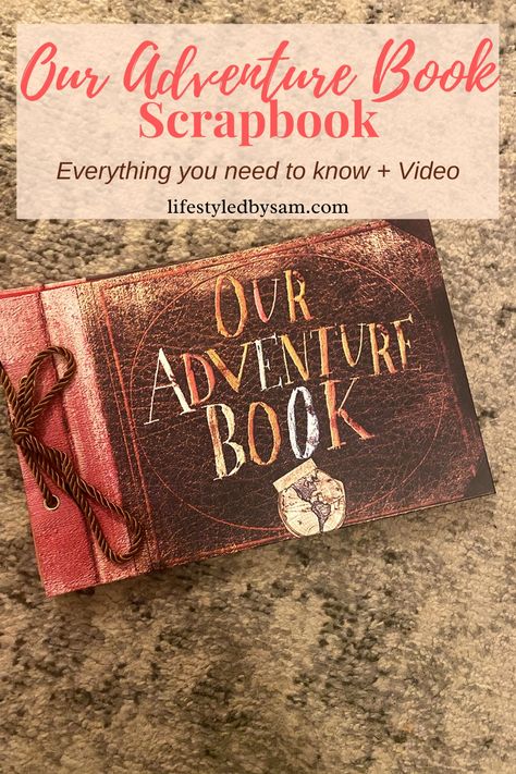 Adventure Book Ideas, Diy Adventure Book, Disney Up Movie, Ellie Fredricksen, Up Adventure Book, Memory Book Diy, Adventure Book Scrapbook, Disney Movie Up, Diy Birthday Gifts For Him