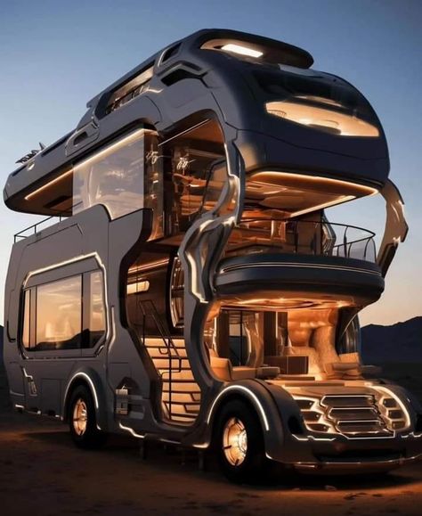 Shammi 2.0 Semi Trucks Interior, Travel Trailer Living, Motorhome Interior, Small Caravans, Summer Room, Classic Campers, Futuristic Cars Design, Luxury Motorhomes, Luxury Van