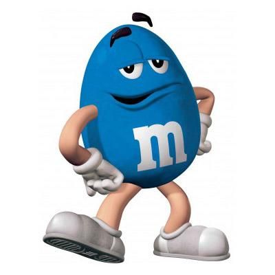 The Blue Character In Movies, M&m Mascot, M&ms Characters, Cartoon Names, Red M&m Character, Blue M&m Character, Yellow M&m, Blue Cartoon Character, Ford Jokes