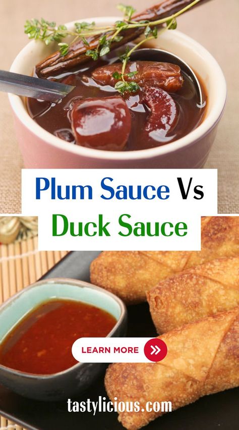 plum sauce vs duck sauce | duck sauce ingredients | plum sauce recipe | keto recipes dinner | healthy gut recipes | keto diet recipes | yummy food Spicy Sauce Recipe, Plum Sauce Recipe, Creamy Sauce For Chicken, Gut Recipes, Easy Sauce Recipe, Easy Dipping Sauce, Healthy Gut Recipes, Plum Sauce, Dipping Sauces Recipes