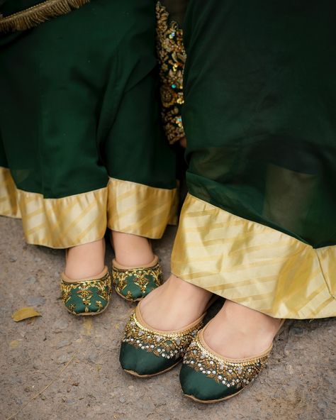 Our favourite Mother and Daughter duo looking absolutely stunning in our handmade khussa “Badrai” in elegant green and “Ayzal Kids” in green as well. @abeerawahab Shop now at www.tjkdesigns.co -Worldwide delivery. -Cash on delivery available across Pakistan. -TJK offers customisation as well. . . #tjkdesigns #tjkwomen #tjkbymaham #tjkgirl #khussa #handmade #madetoorder #instagram Khussa | khussa for girls | festive khussa | green khussa | juttis | kolhapuri chapal | backless khussa |... Green Jutti, Outfit Shop, Mother And Daughter, For Girls, Pakistan, Shop Now, Festival, Green, Quick Saves