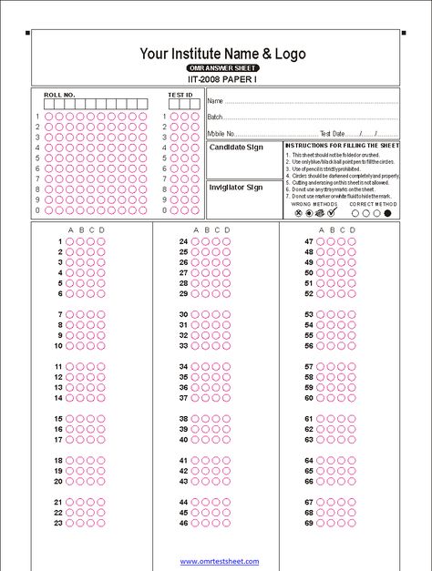 JEE OMR sheets contain index points on all four corners of the sheet, without which the OMR software won’t be able to read the sheets. Visit our website to download JEE OMR Sheet for practice. Omr Sheet, 50 Questions, Algebra Equations, Complex Patterns, Coaching Center, Study Planner Printable, Iit Jee, School Frame, Apple Logo Wallpaper Iphone