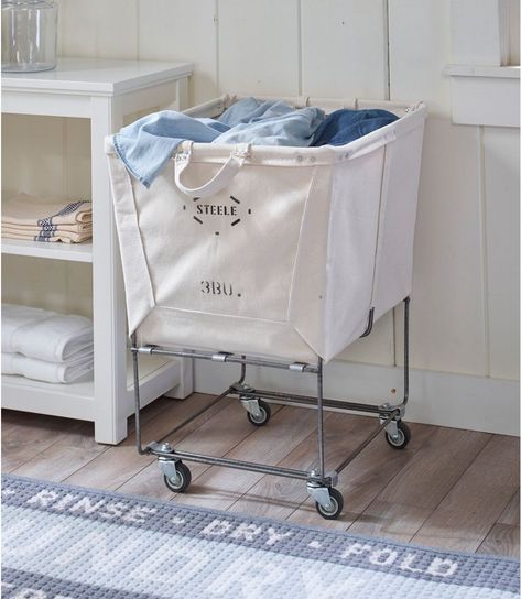 Ikea Raskog Cart, Steele Canvas, Canvas Basket, Ikea Raskog, Rolling Laundry Basket, Laundry Cart, Natural Laundry, Laundry Room Inspiration, Camper Makeover