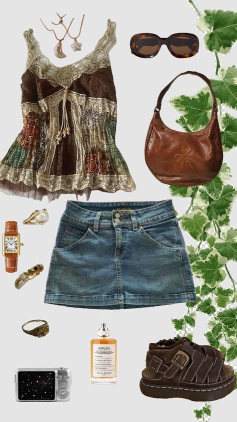 #outfitinspo #outfit #cute Outfit Ideas Trendy, Downtown Outfits, Earthy Outfits, Outfit Cute, Modieuze Outfits, Swaggy Outfits, Cute Everyday Outfits, Mode Inspo, Look Vintage